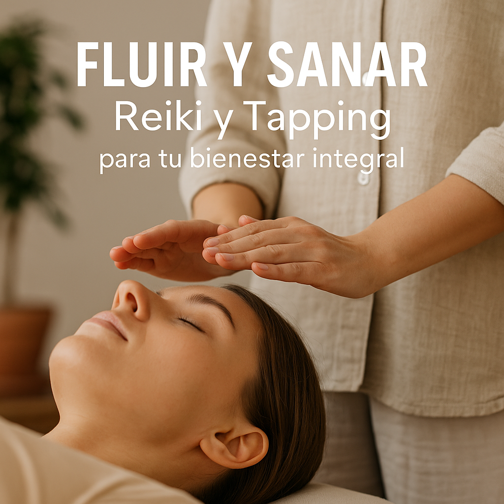 Fluir y sanar: Reiki y Tapping para tu bienestar integral