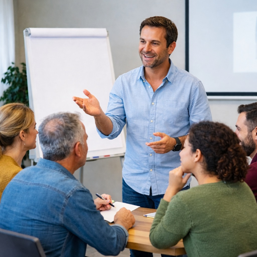 De la idea a la palabra: Taller de oratoria y persuasión